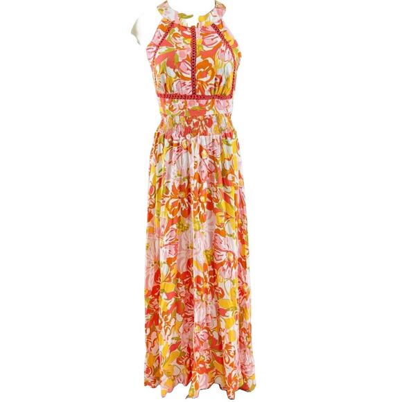 Abel the Label Dresses & Skirts - Anthropologie Abel The Label Floral Maxi Dress Size Large Resort Cruise
